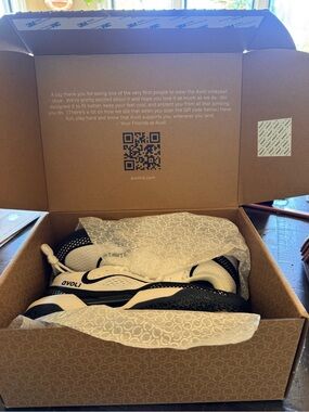 OVO White and Black Avoli Volleyball Women’s Shoes